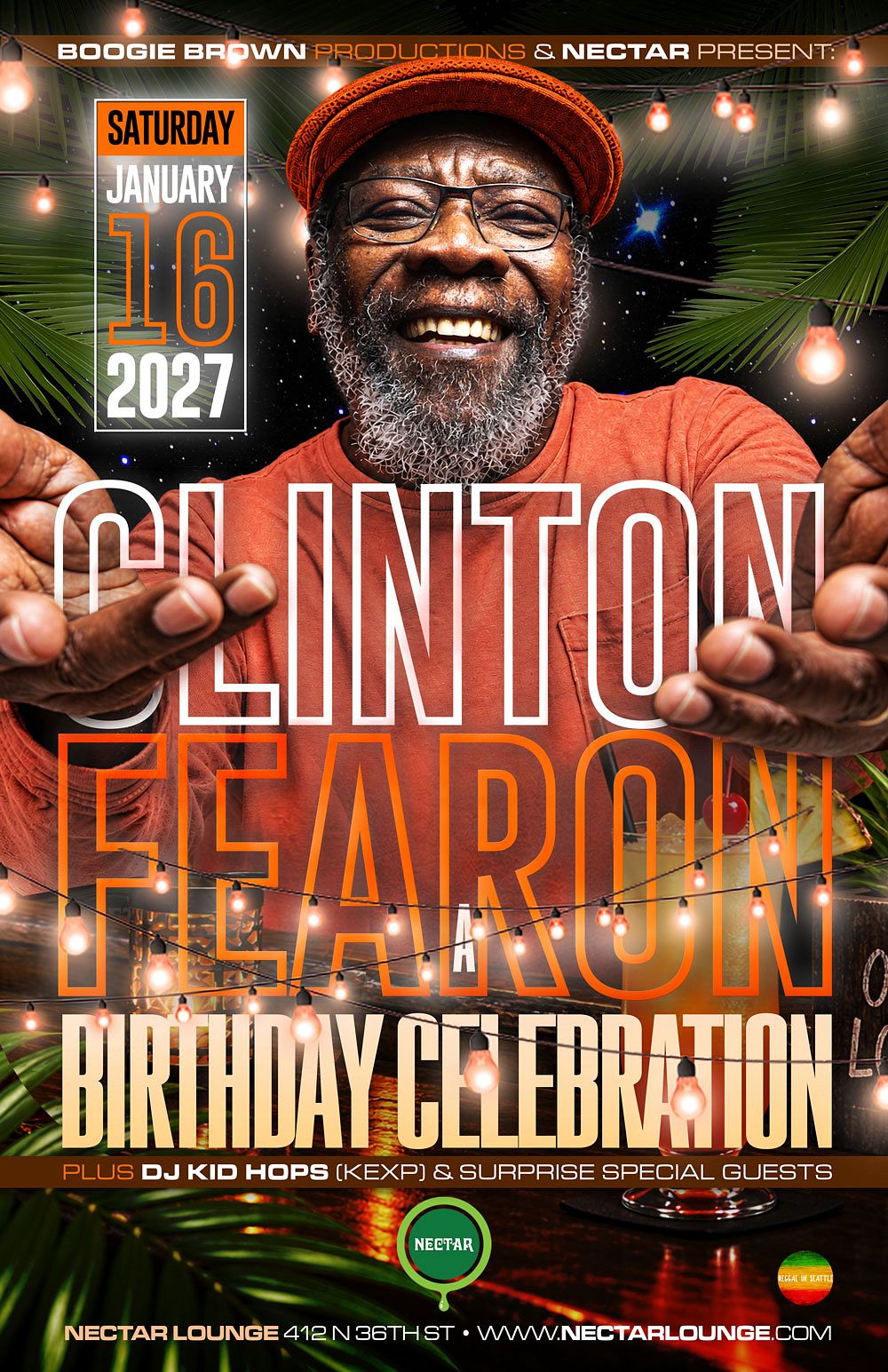 CLINTON FEARON: A Birthday Celebration,… Tickets | Tixr