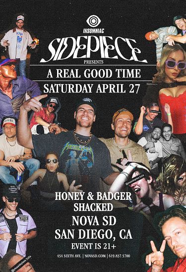 SIDEPIECE Tickets at Nova SD in San Diego by Nova SD | Tixr