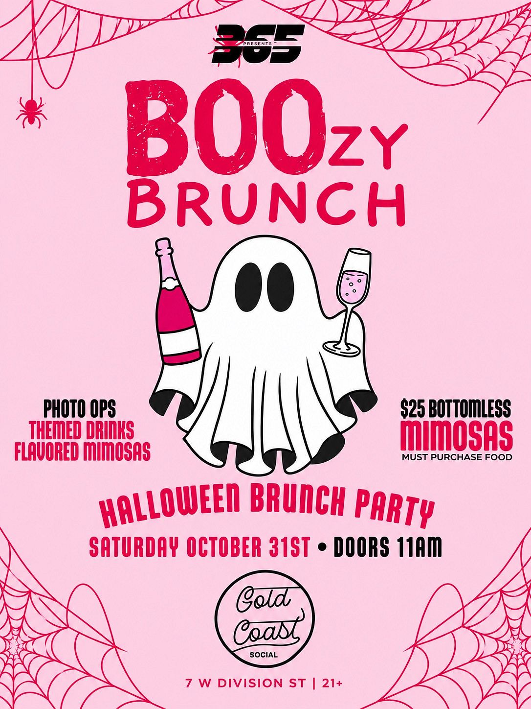 BOOzy Halloween Brunch (21+) flyer
