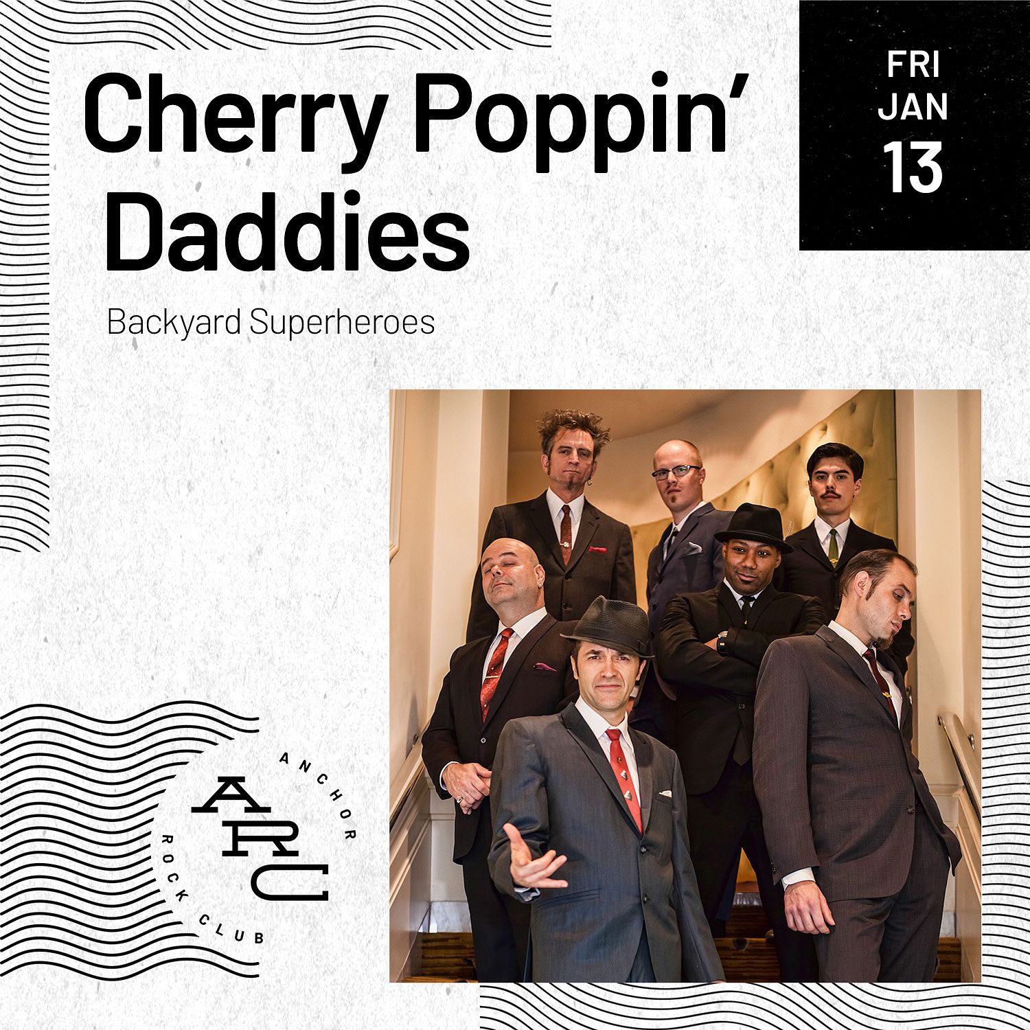 Cherry Poppin' Daddies Tickets at Anchor Rock Club in Atlantic City by