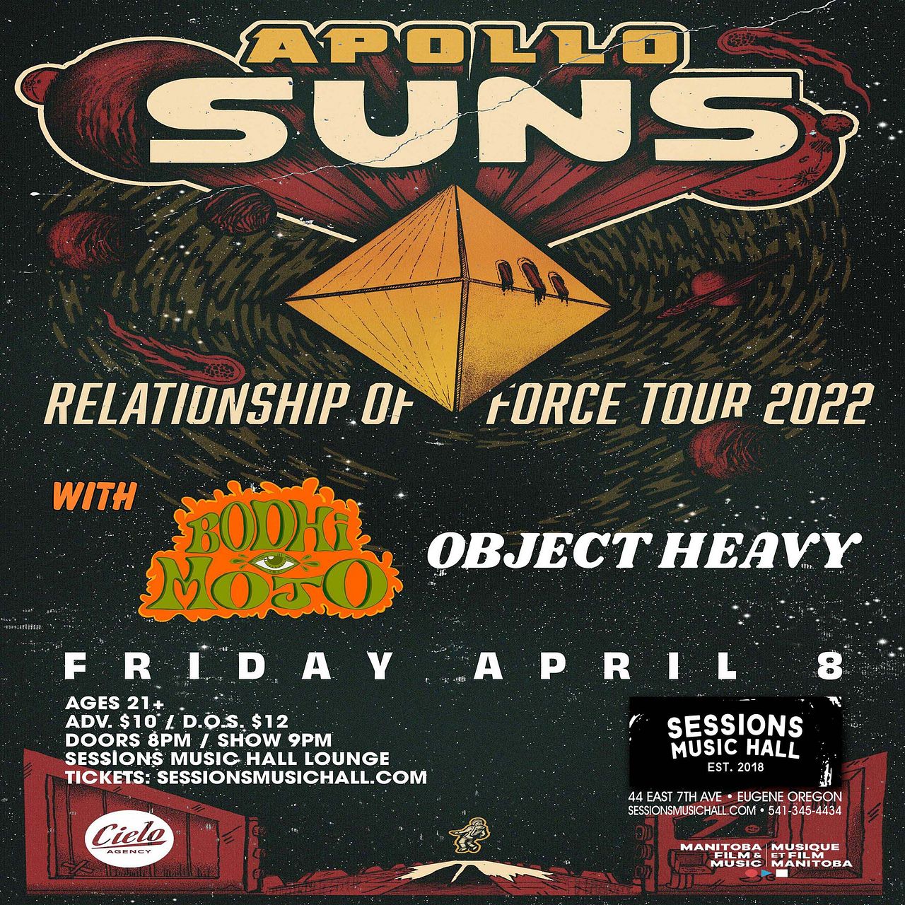 Apollo Suns Tickets at Sessions Music Hall Lounge in Eugene by
