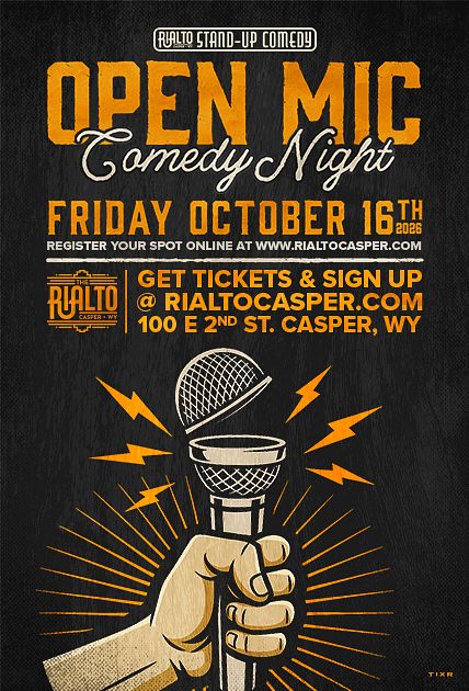 Comedy Open Mic Night w/ Devin Fulton, Art Delgado event poster