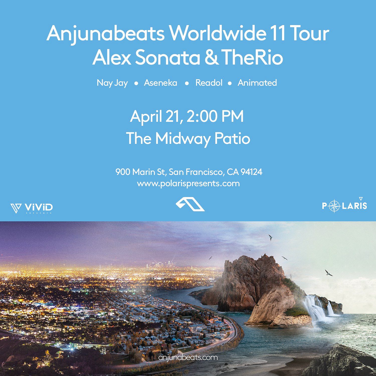 Anjunabeats Worldwide 11 Tour: Alex Sonata & TheRio Tickets at The 