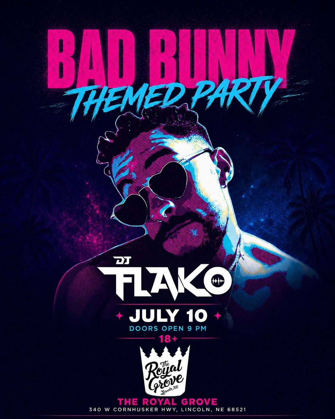 Bad Bunny Party at The Royal Grove Tickets in Lincoln | Tixr
