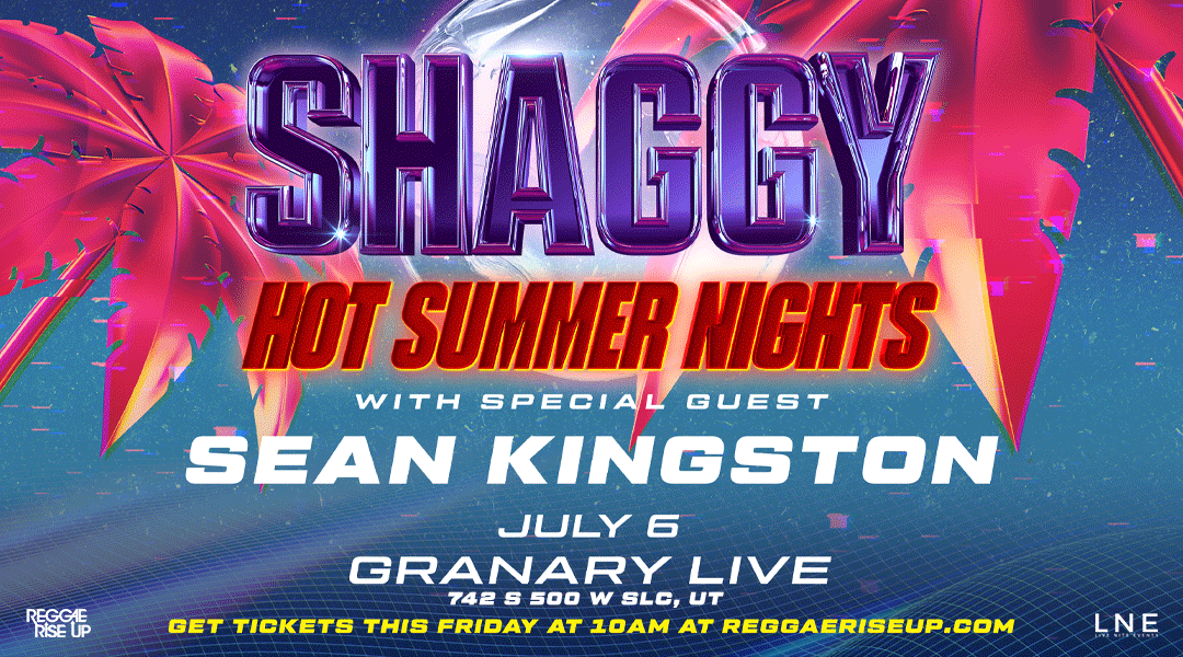 Shaggy + Sean Kingston at Granary Live Tickets at Granary Live in Salt