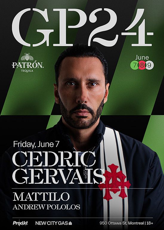 GP24: Cedric Gervais Tickets at New City Gas in Montreal by New City ...