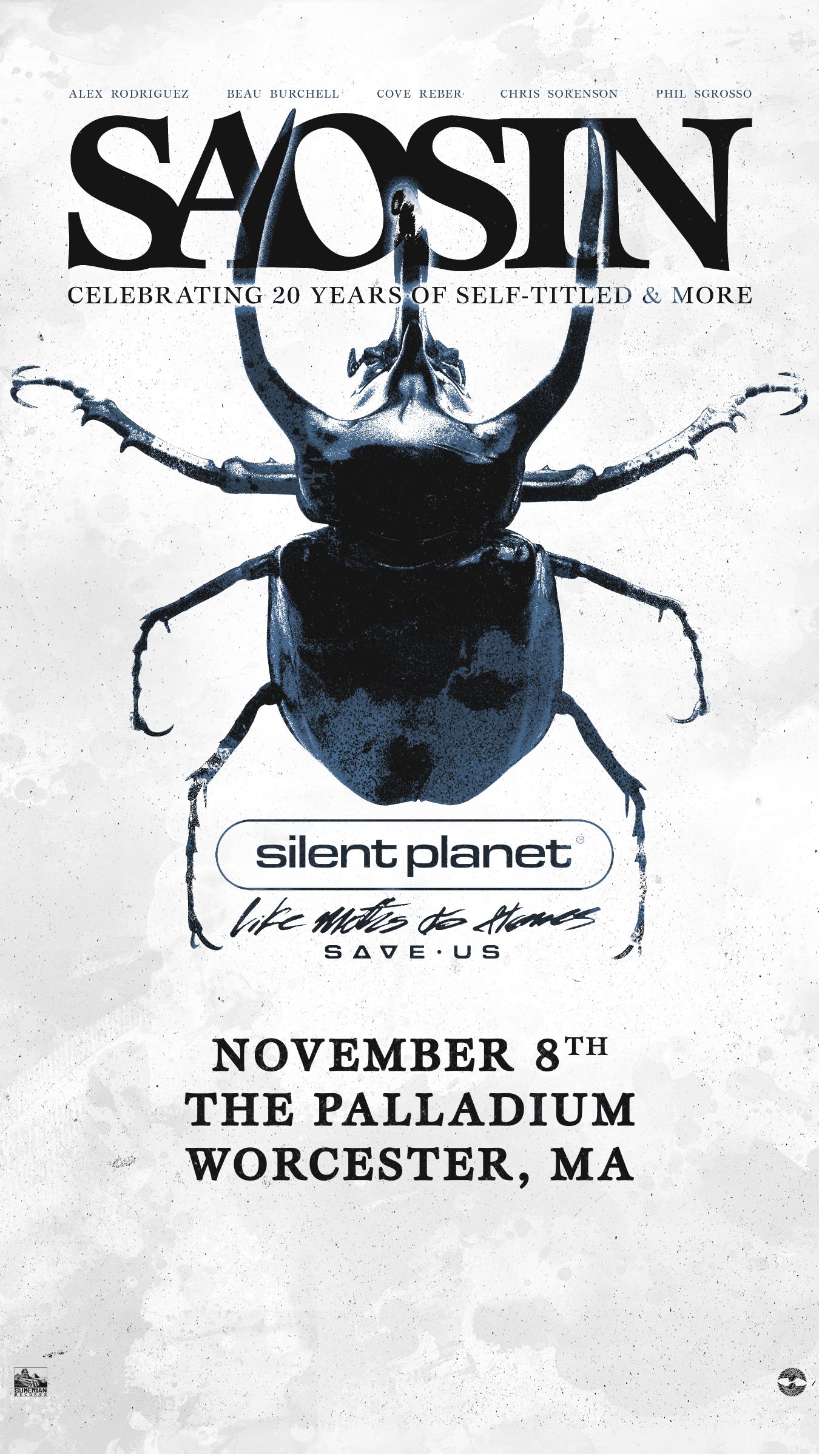 Saosin: 20 Years of Self-Titled Tickets at The Palladium in