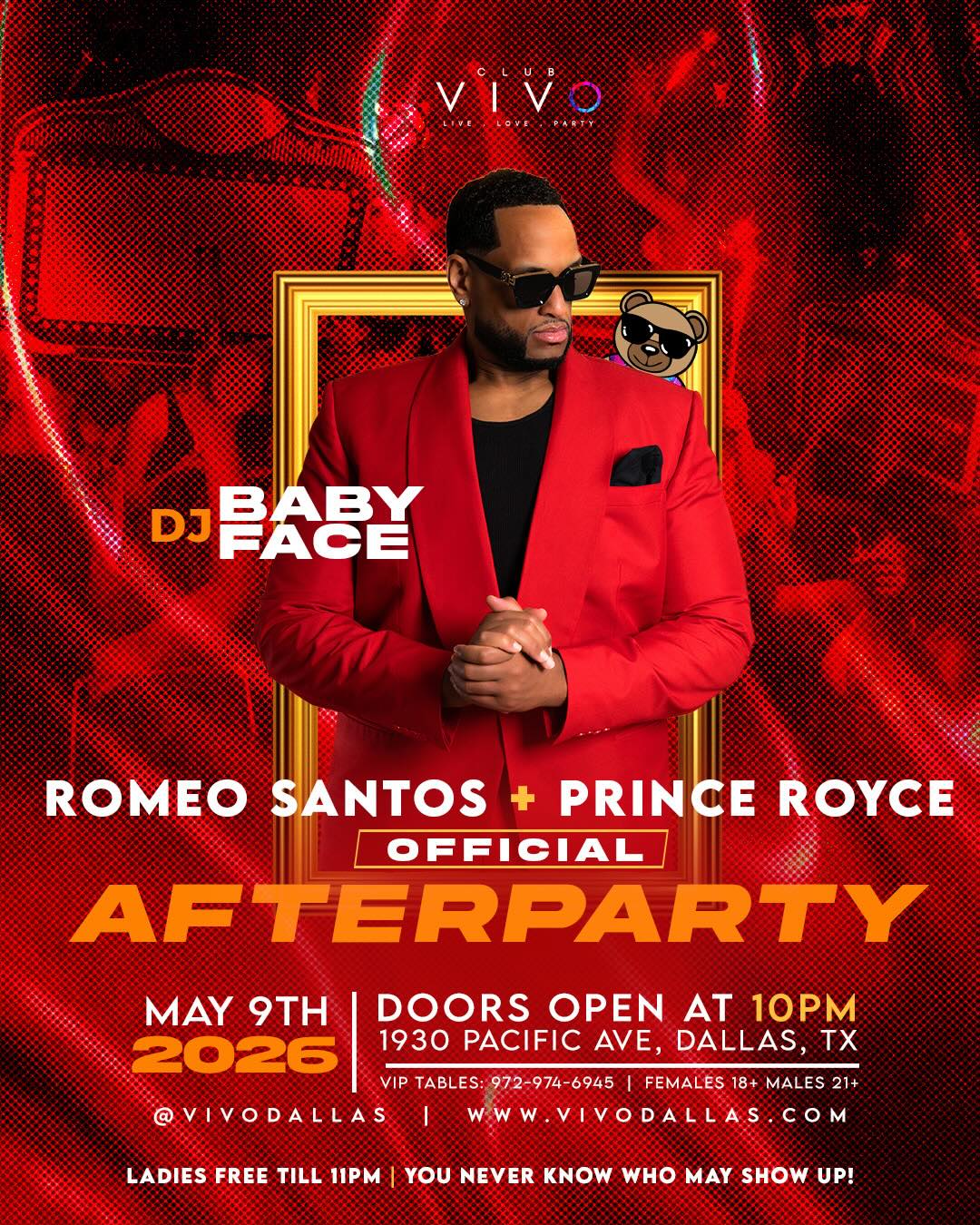 Baby Romeo Raper Romeo Santos + Prince Royce Official Afterparty: DJ BABY FACE Tickets ...