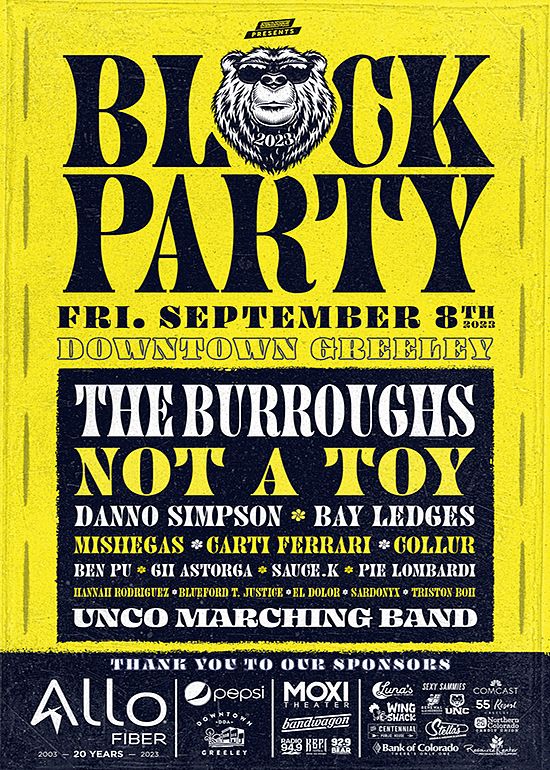 The Block Party in Downtown Greeley Tickets at Downtown Greeley in ...