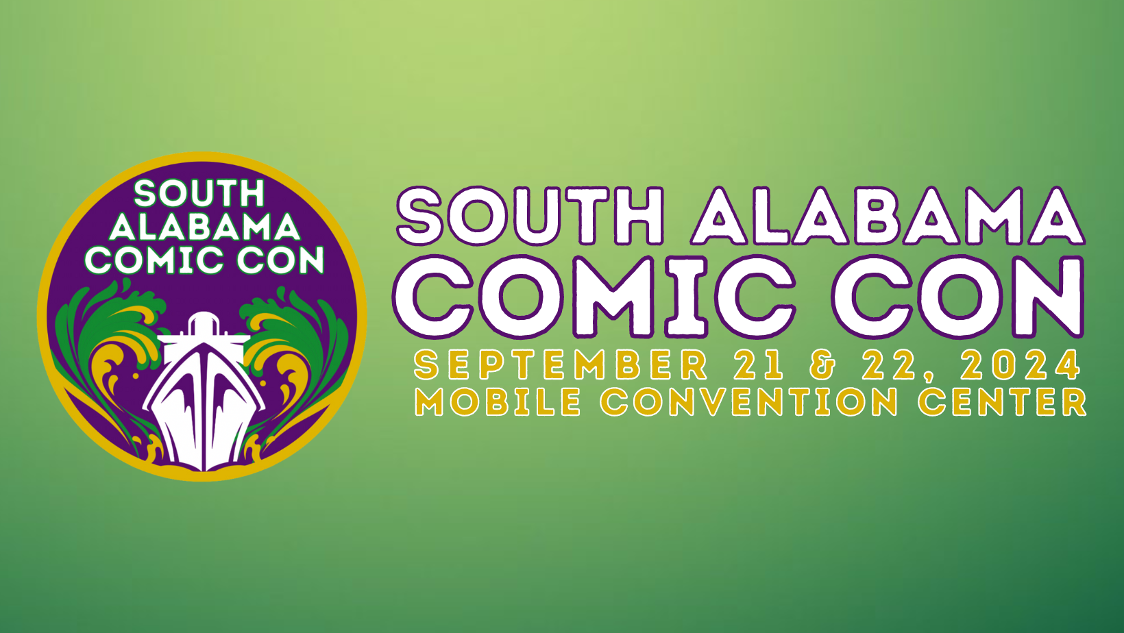 South Alabama Comic Con 2024 Tickets at Mobile Convention Center in