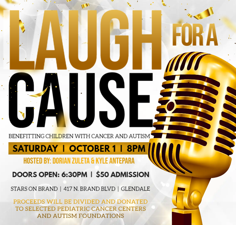 LAUGH FOR A CAUSE Tickets at Stars on Brand in Glendale by Laugh For A