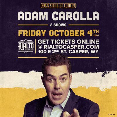 Adam Carolla (Early Show) Tickets at The Rialto Casper in Casper by ...