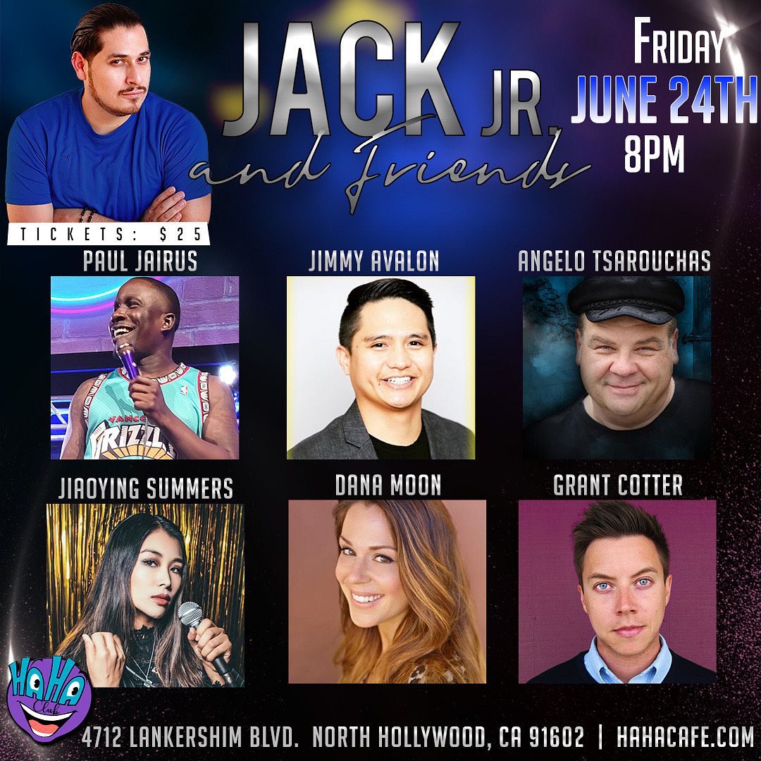 Jack Jr. & Friends Tickets at Ha Ha Comedy Club in Los Angeles by Ha Ha