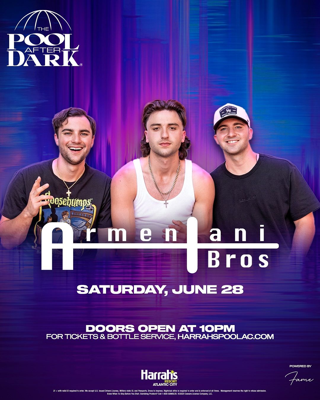 ARMENTANI BROTHERS at The Pool After Dark Saturday, June 28, 2025