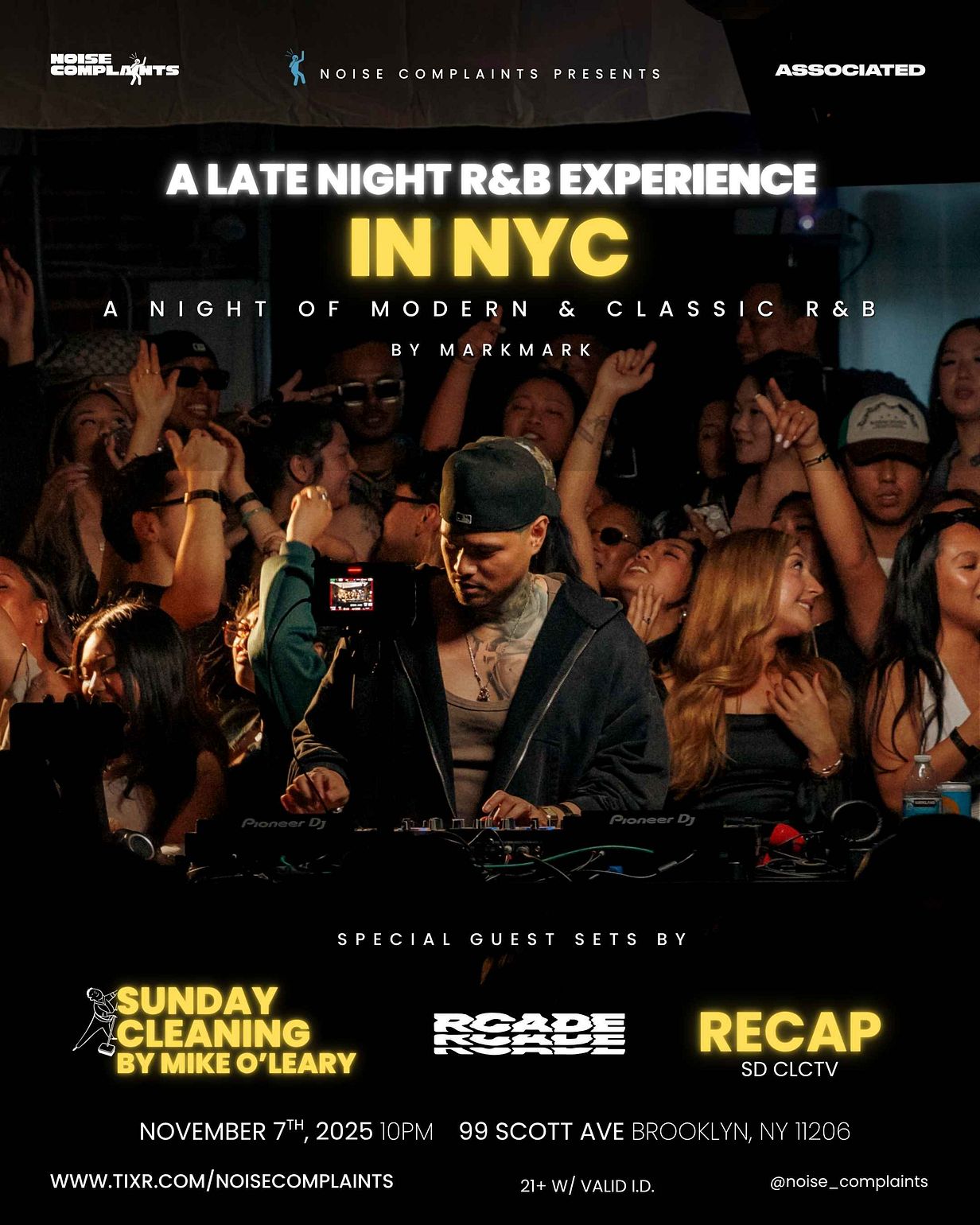 A Late Night R&B Experience in NYC by markmark Tickets at 99 Scott