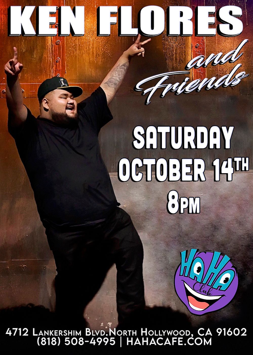 Ken Flores: LIVE @ the Haha Tickets at Ha Ha Comedy Club in Los Angeles