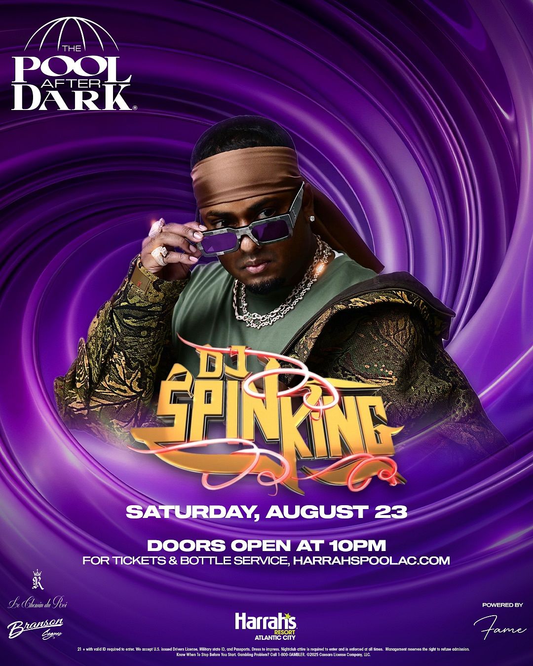 DJ SPINKING at The Pool After Dark Saturday, August 23, 2025