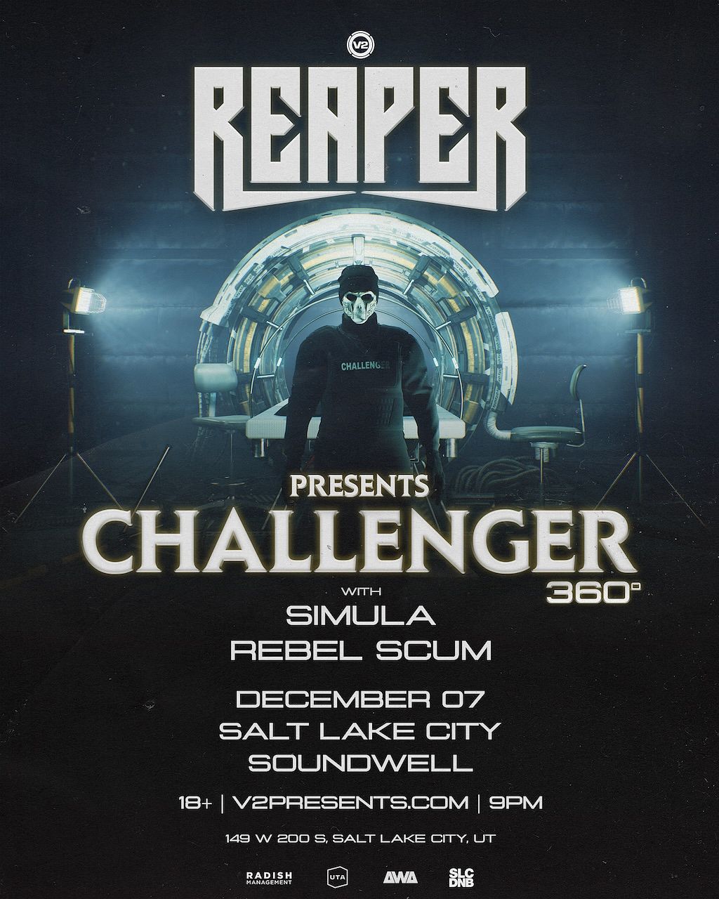 REAPER presents: CHALLENGER 360º at SOUNDWELL Tickets at Soundwell in