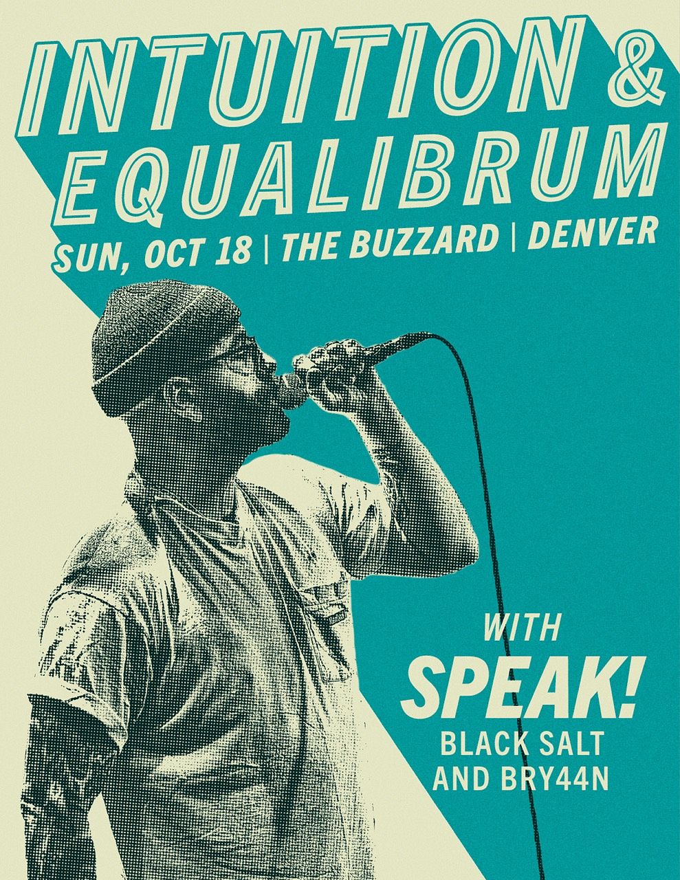 Intuition & Equalibrum, Speak!, Black Salt, BRY444N at The Midnight Toad