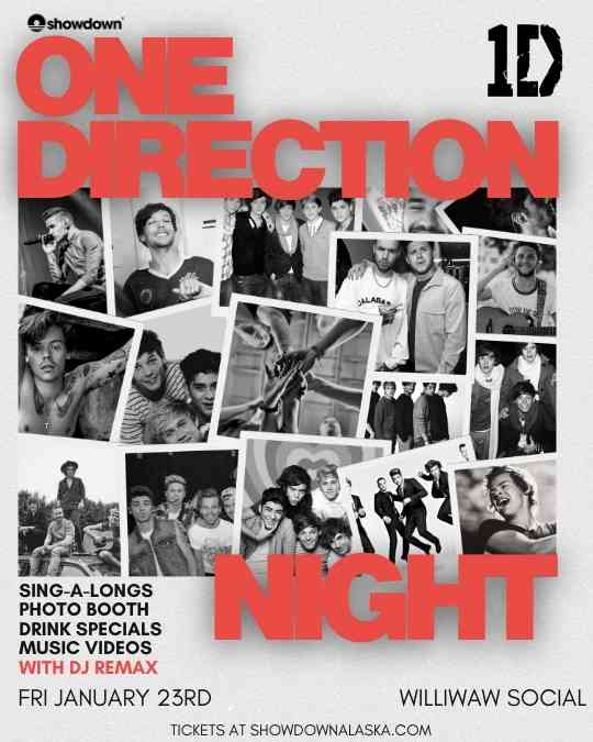 One Direction Night Tickets at Williwaw Social in Anchorage by