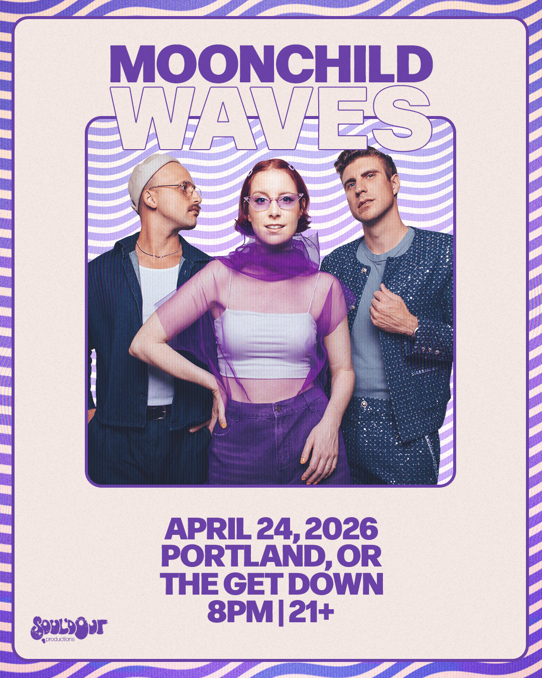 Moonchild: Waves Tour Tickets at The Get Down in Portland by The