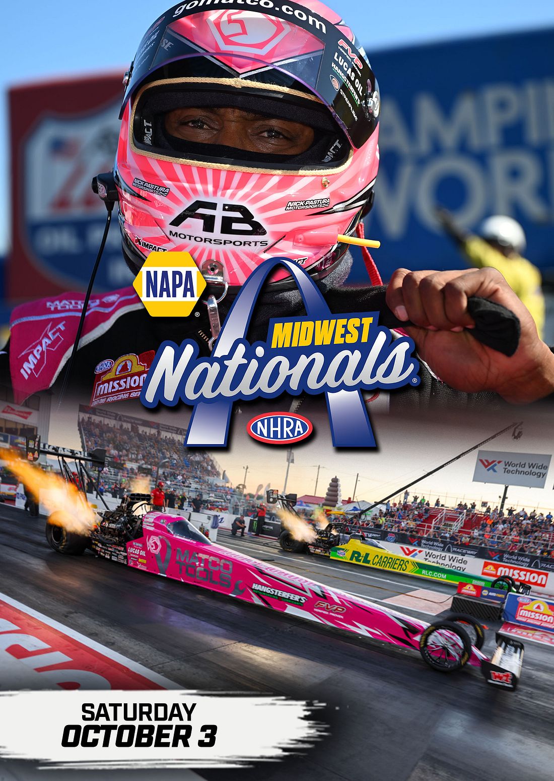 NAPA Auto Parts NHRA Midwest Nationals Saturday Tickets at World