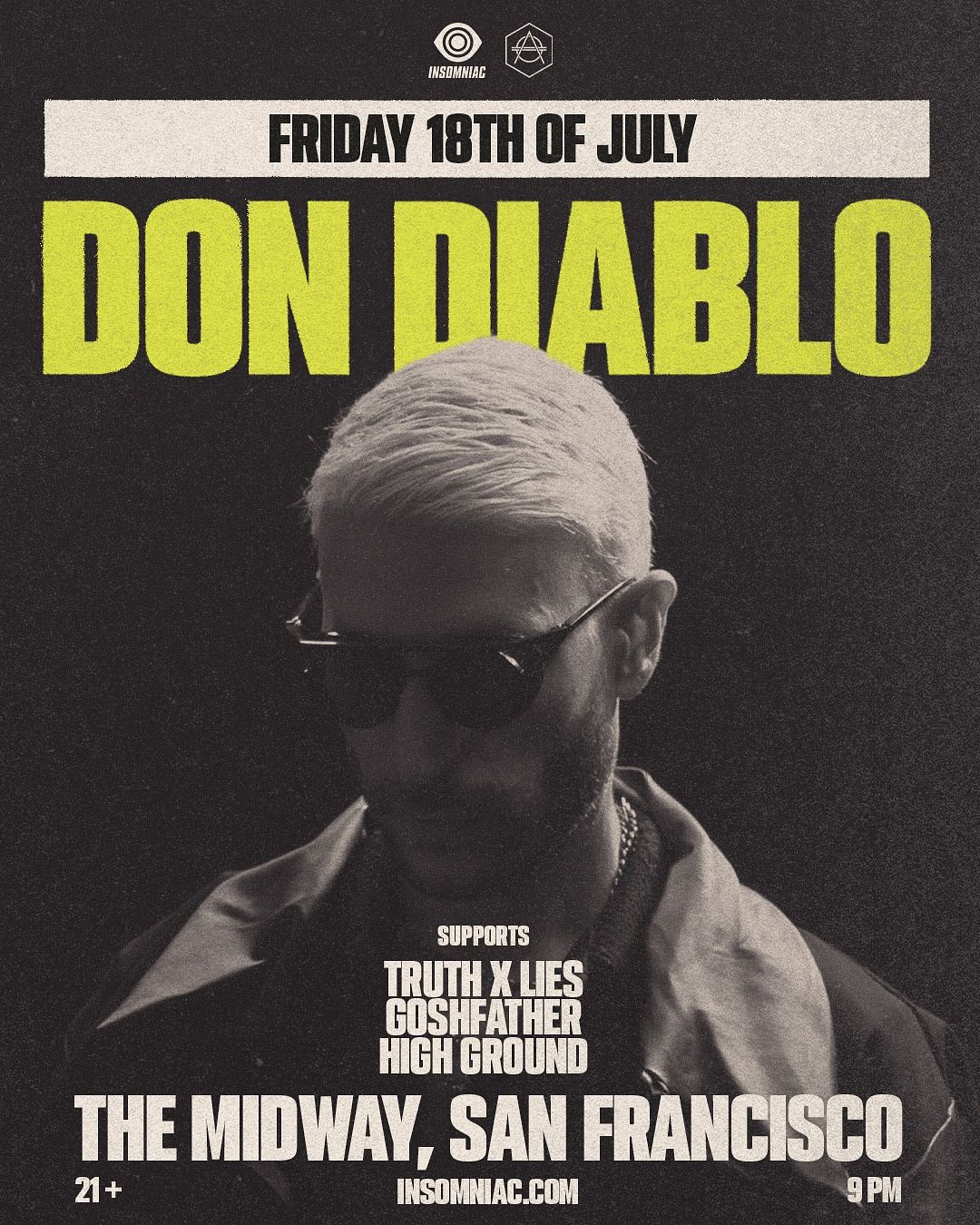The Midway and Insomniac present: Don Diablo Tickets at The Midway