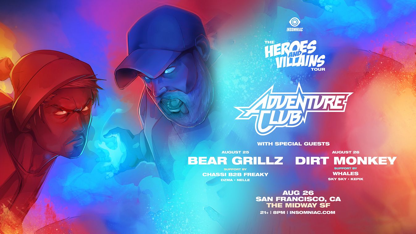adventure club heroes and villains tour