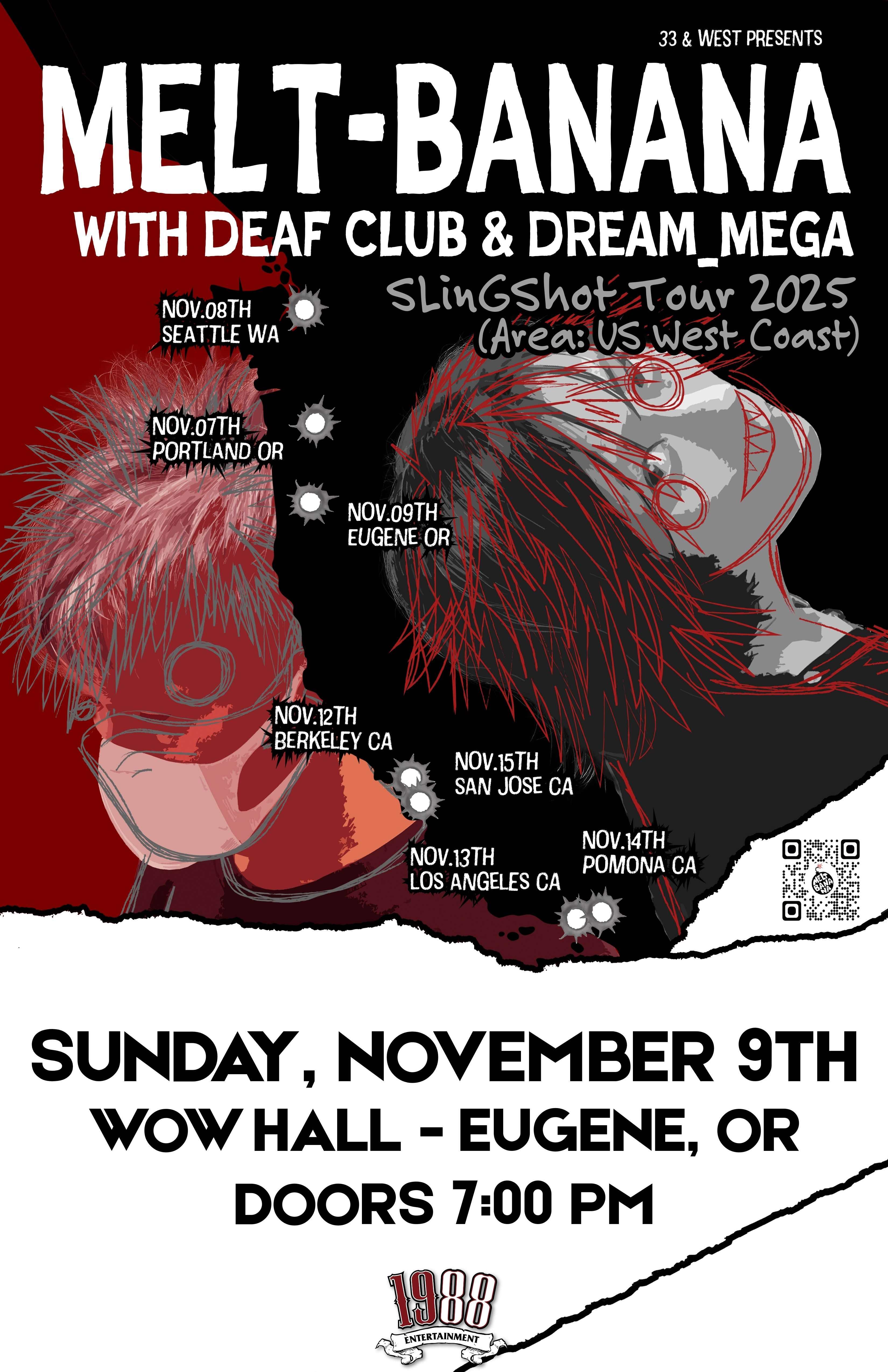 MELT-BANANA Tickets at WOW Hall in Eugene by 1988 Entertainment | Tixr