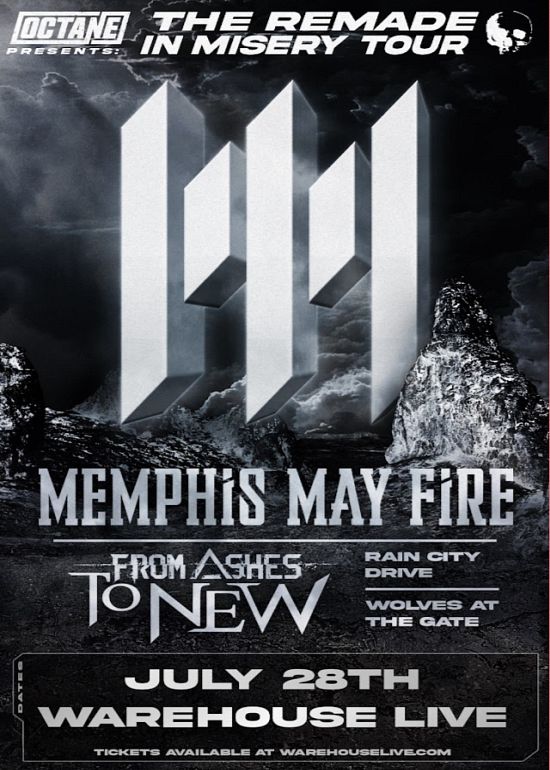 MEMPHIS MAY FIRE REMADE IN MISERY TOUR Tickets at The Ballroom at