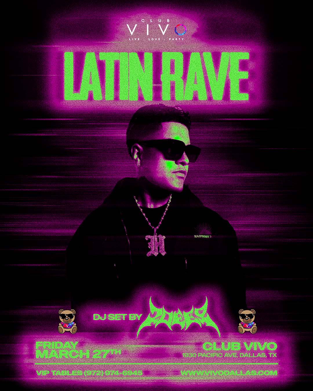 Life'd Rave VIVO Fridays: Latin Rave | DJ 2Deep Tickets at Club VIVO in Dallas by ...