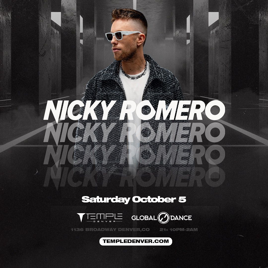 Nicky Romero Tickets at Temple Nightclub in Denver by Temple Nightclub ...