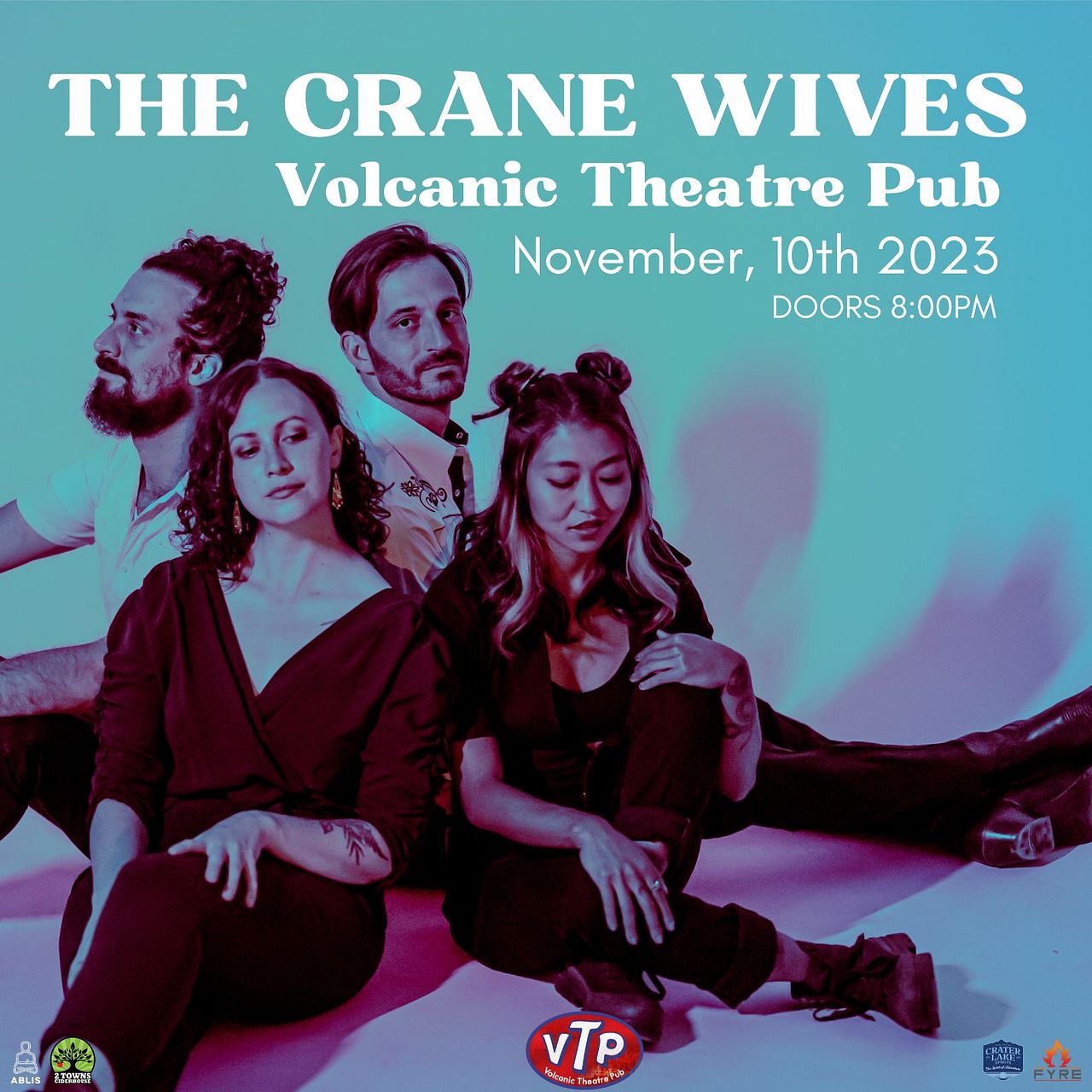 The Crane Wives And Tomi Tickets At Volcanic Theater Pub In Bend By Volcanic Theatre Pub Tixr
