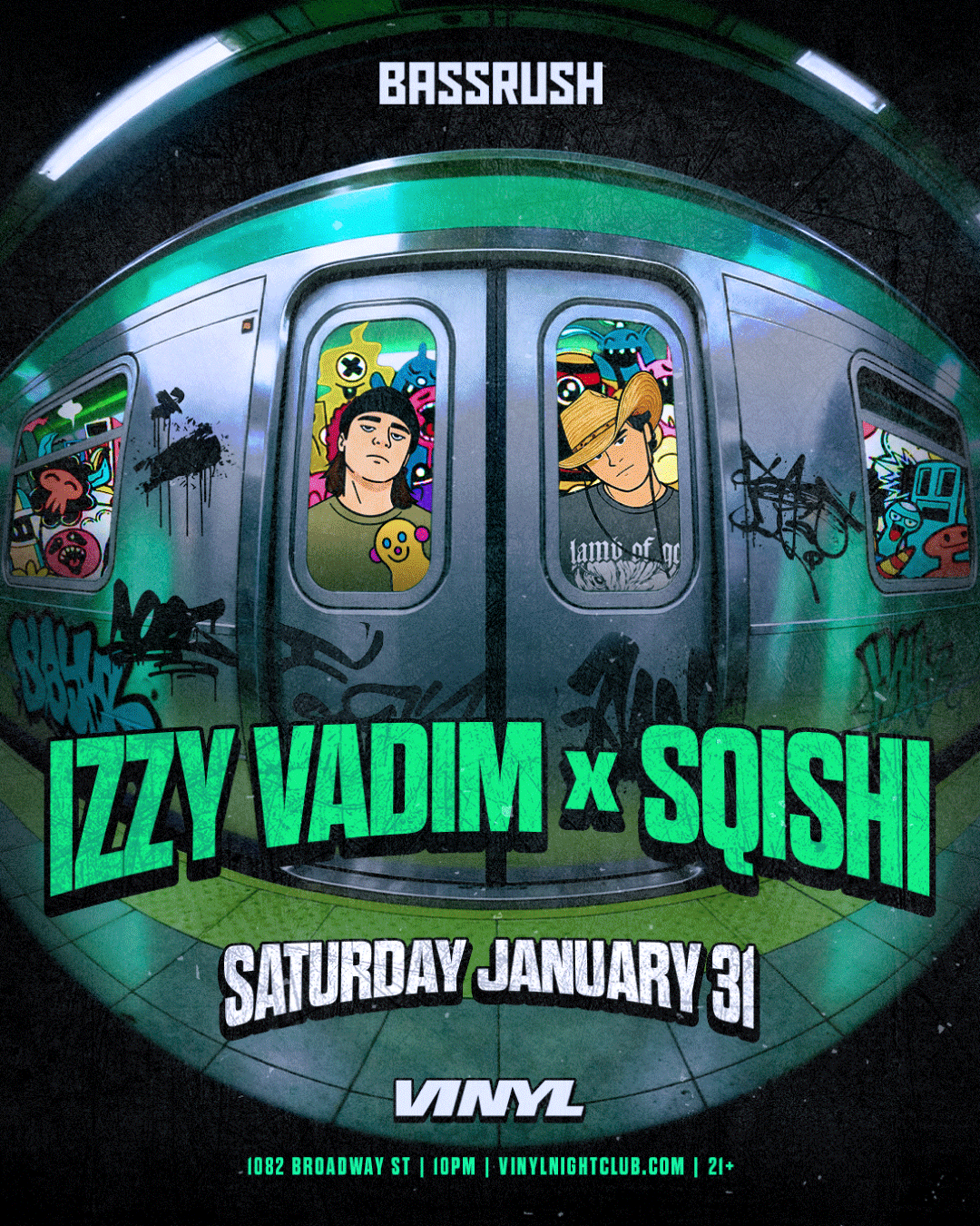 Izzy Vadim x Sqishi Tickets at Club Vinyl in Denver by Club Vinyl