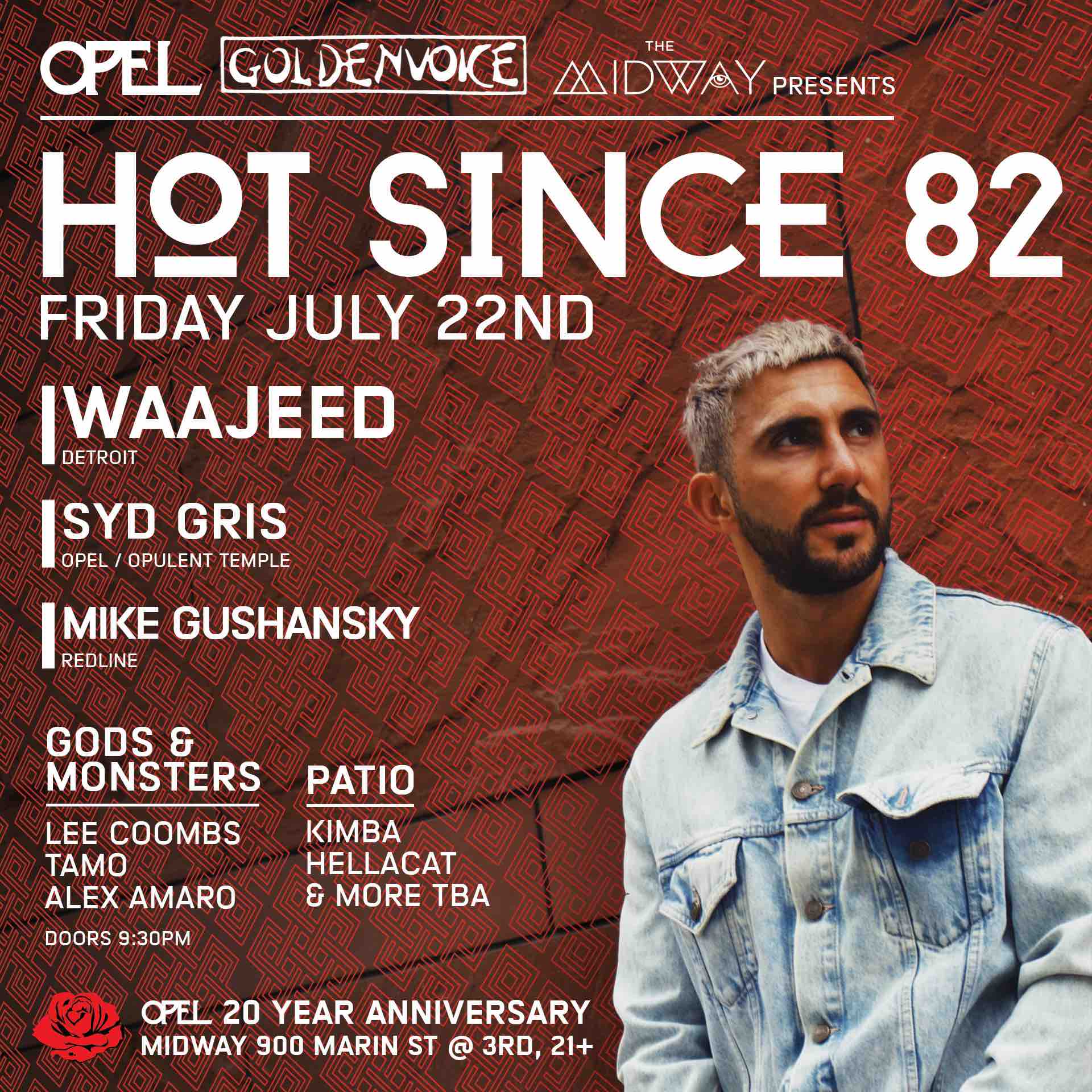 Opel Presents Hot Since 82 at The Midway Tickets at The Midway in San