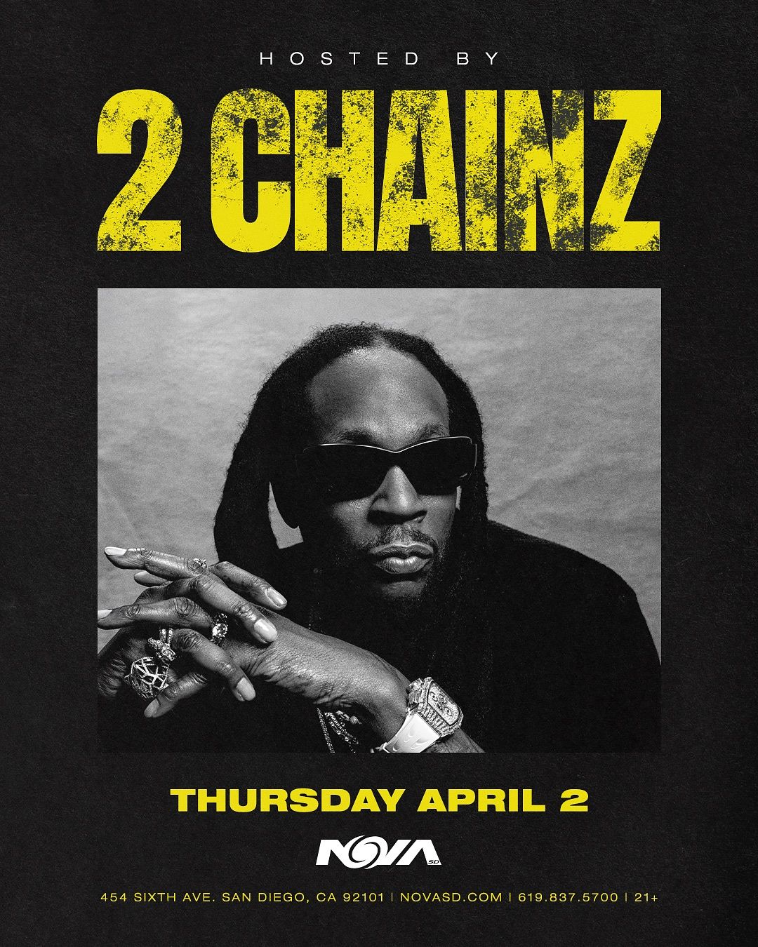 2 Chainz Tickets at Nova SD in San Diego by Nova SD | Tixr