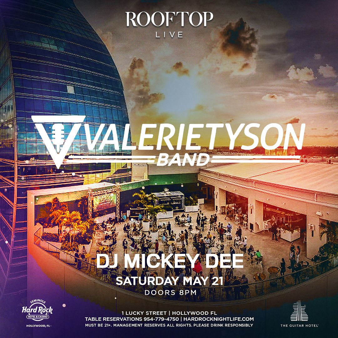Valerie Tyson Band Rooftop Live Hardrock Holly Tickets at Rooftop