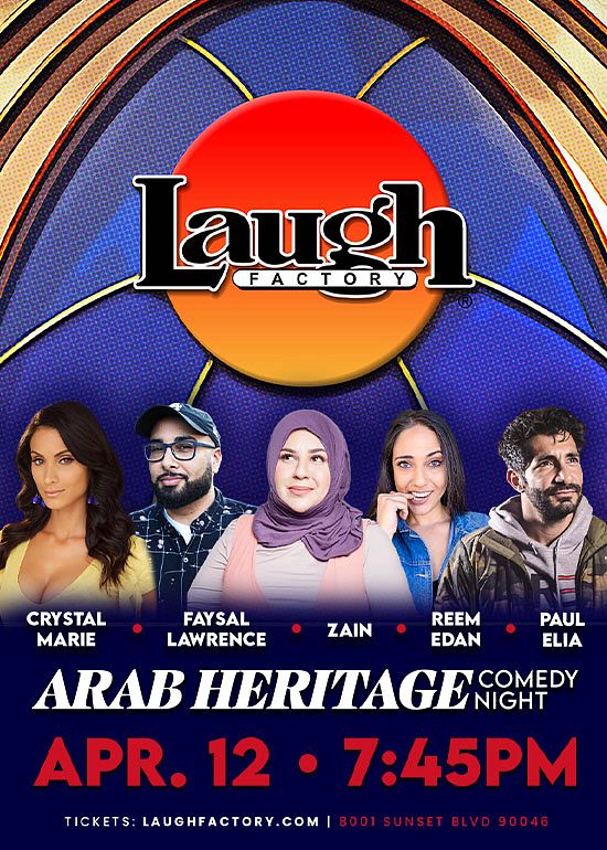 Arab Heritage Comedy Night Tickets at Laugh Factory Hollywood in Los