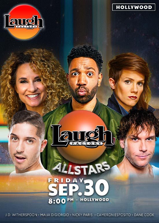 Laugh Factory All Stars!! Tickets at Laugh Factory Hollywood in Los ...