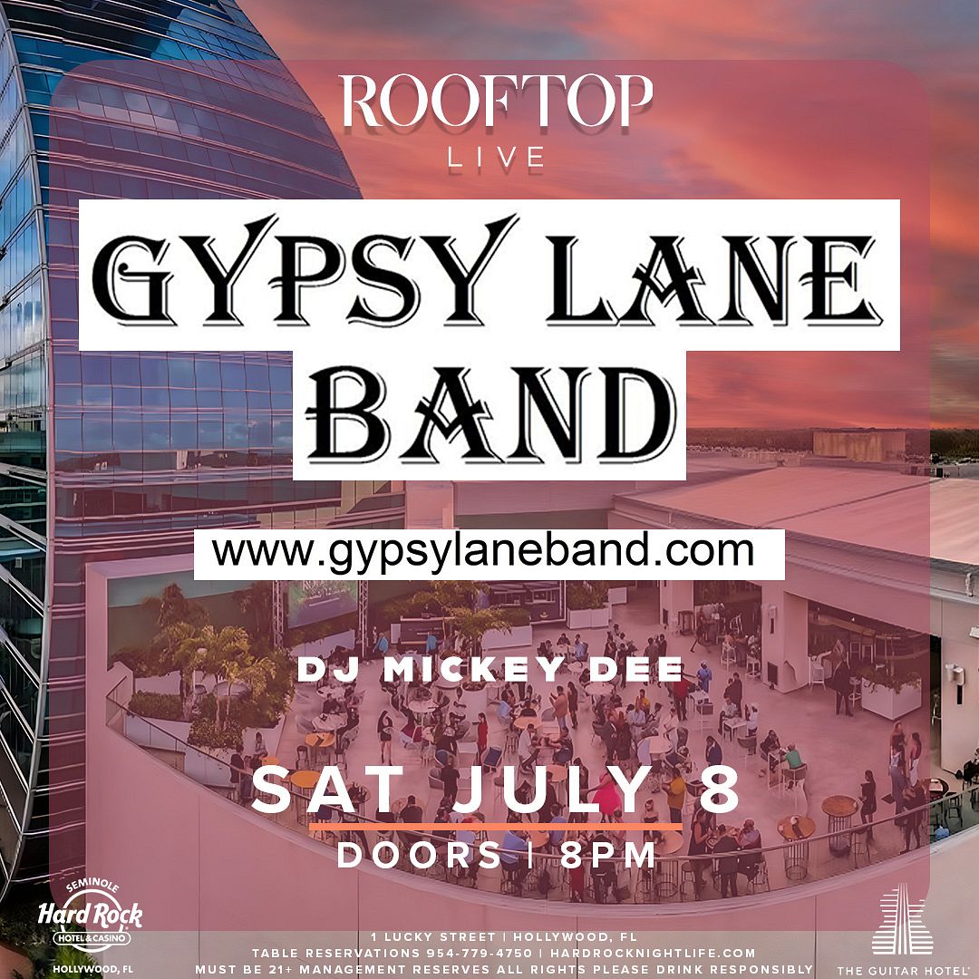 Gypsy Lane Band Rooftop Live Tickets at Rooftop Live in Hollywood by