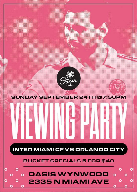 Inter Miami vs Orlando City Tickets at Oasis Wynwood in Miami by Oasis