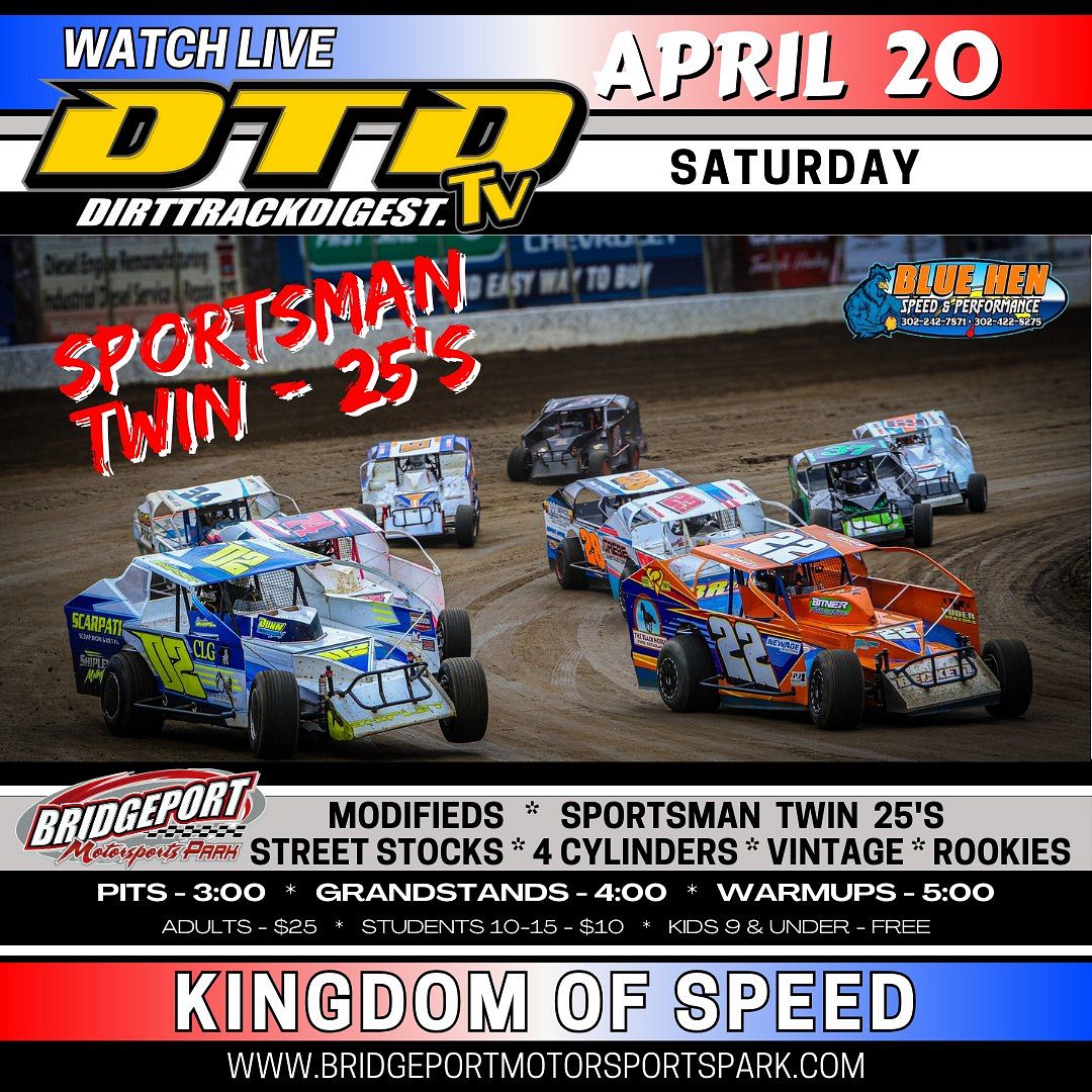 WEEKLY RACING APRIL 20TH, 2024 Tickets at Bridgeport Motorsports Park