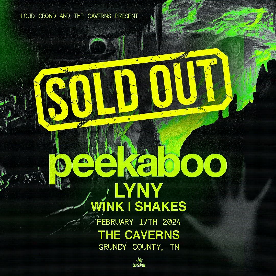 Peekaboo (Sold Out) Tickets at The Caverns in Pelham by Full Circle ...