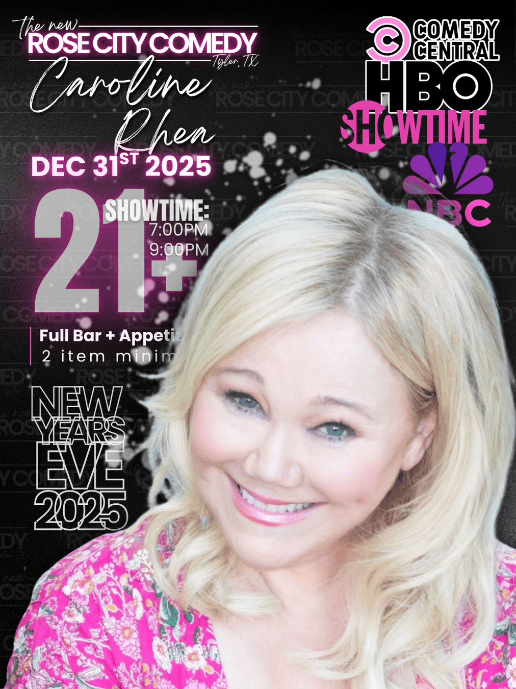 Comedian Rhea CAROLINE RHEA Tickets at Rose City Comedy in Tyler by Rose City Comedy ...