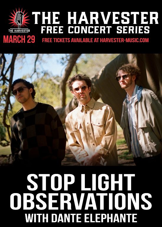Stop Light Observations w/ Dante Elephante Tickets at Harvester Performance Center in Rocky