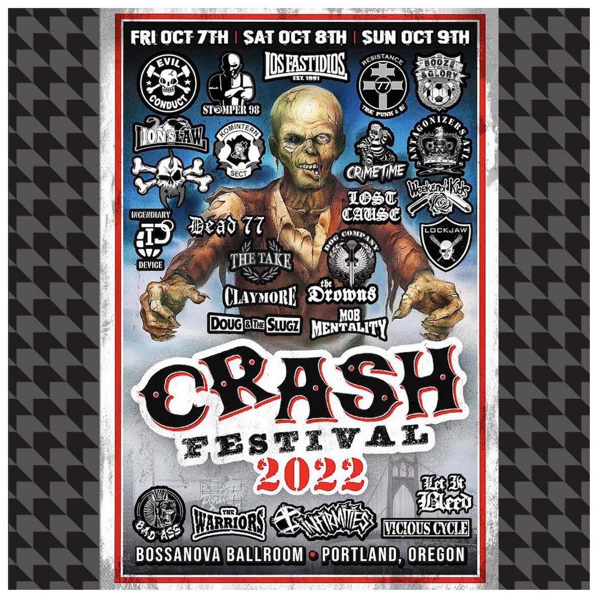 CRASH FESTIVAL 2022 PORTLAND Tickets at Bossanova Ballroom in Portland ...