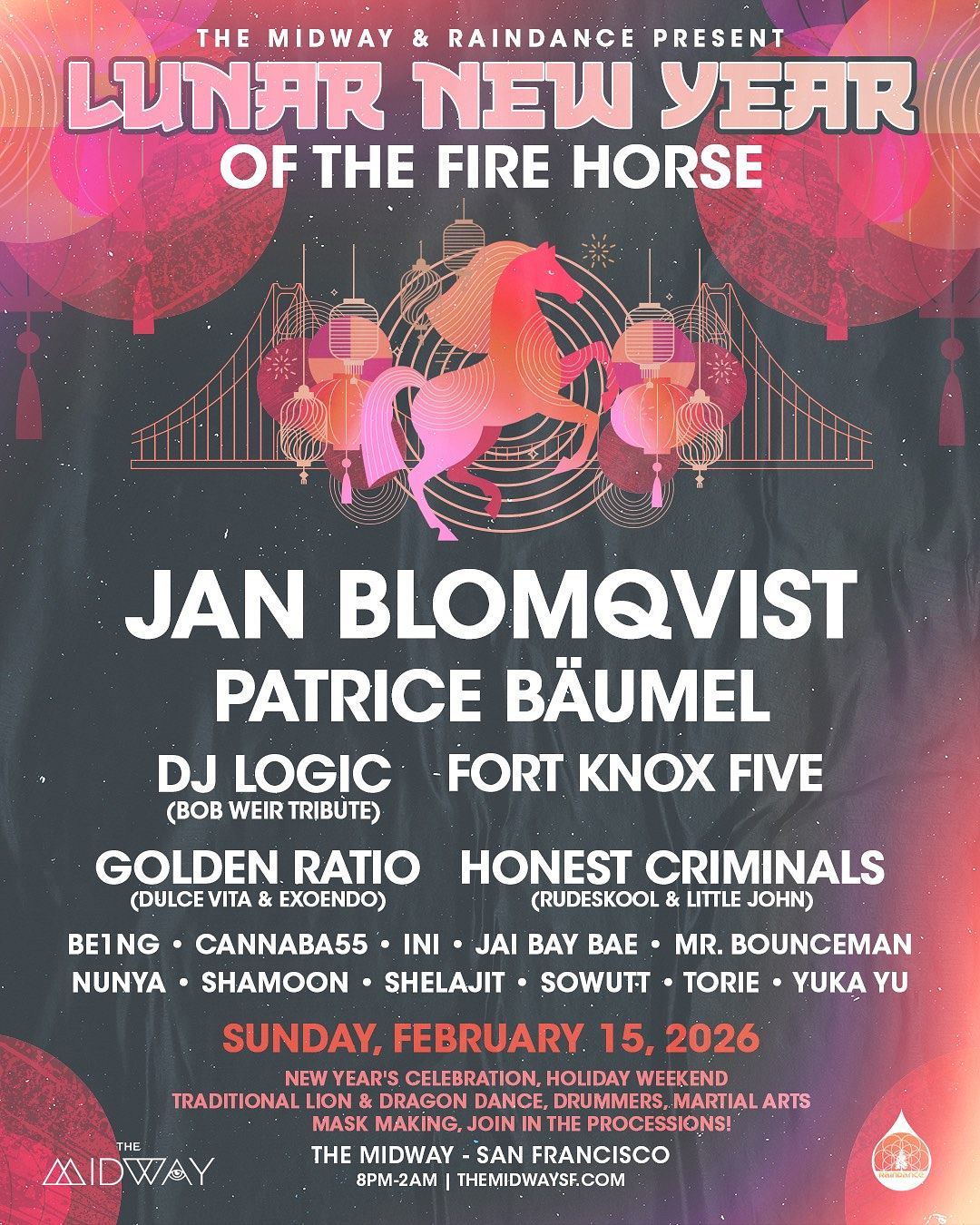 Lunar New Year of the Horse: Jan Blomqvist Tickets at The Midway in San ...