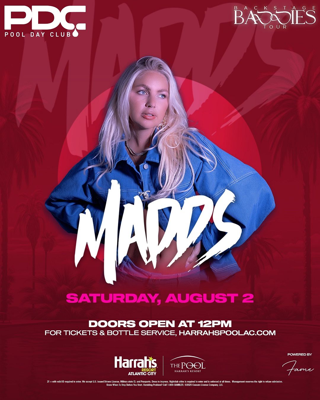 MADDS at The Pool at Harrah's Resort Atlantic City Saturday, August 2, 2025
