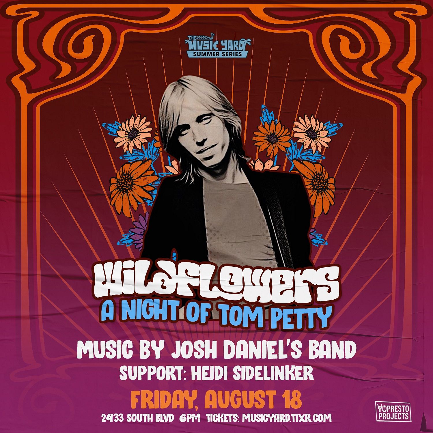 WILDFLOWERS A Night of Tom Petty Tickets at Music Yard in Charlotte by
