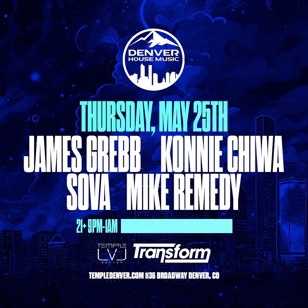 Denver House Music Takeover in LVL Tickets at Temple in